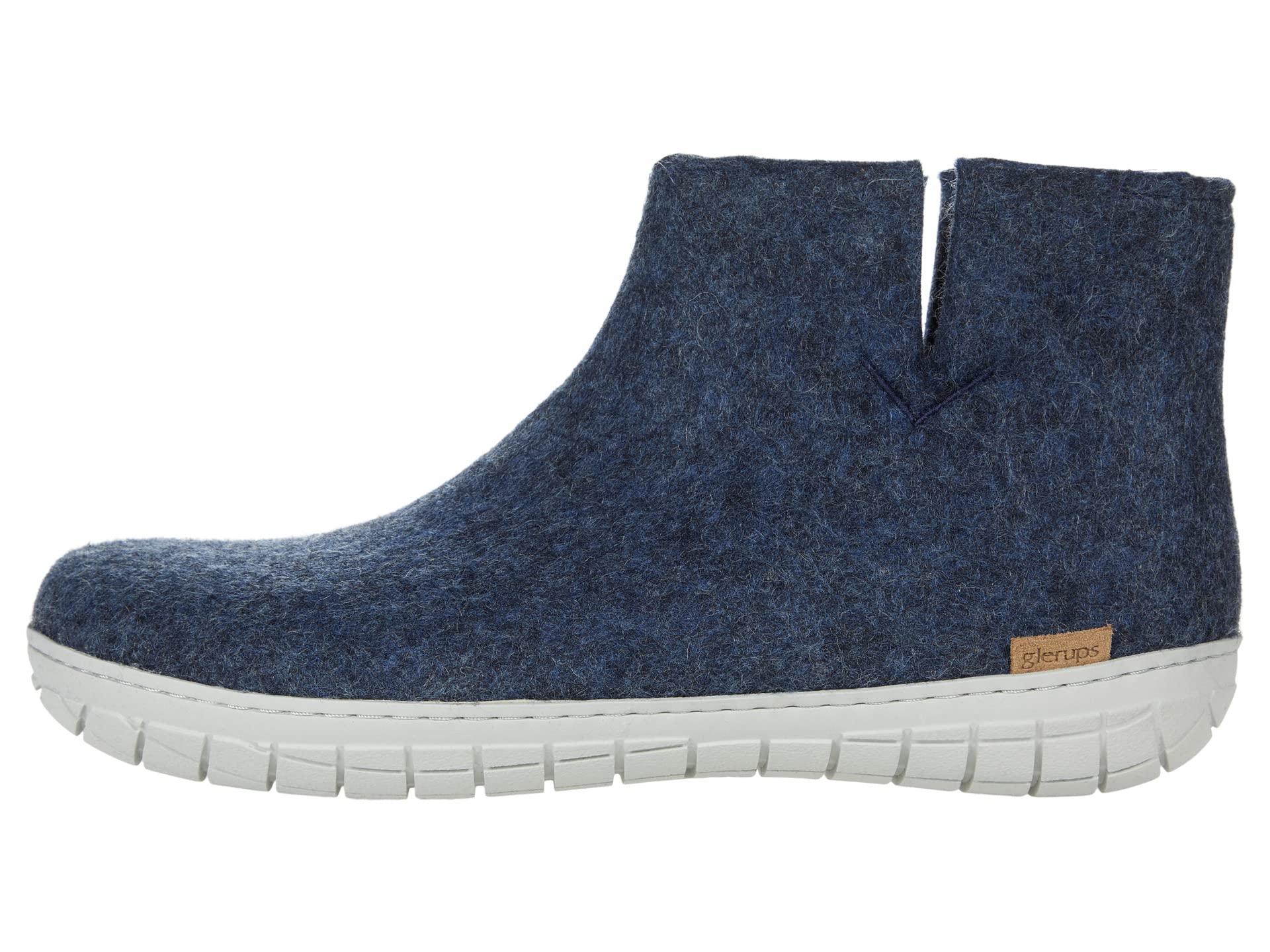 Тапочки Glerups Wool Boot Rubber Outsole, Denim/Grey Rubber — фото 4