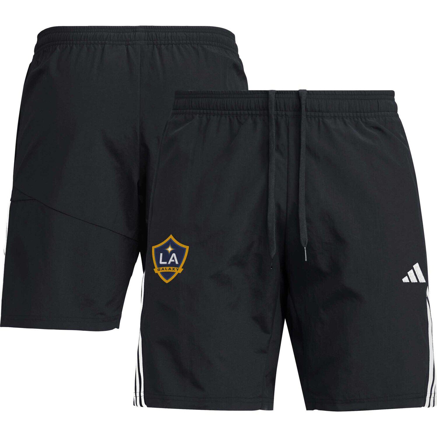 

Мужские черные шорты для отдыха LA Galaxy adidas