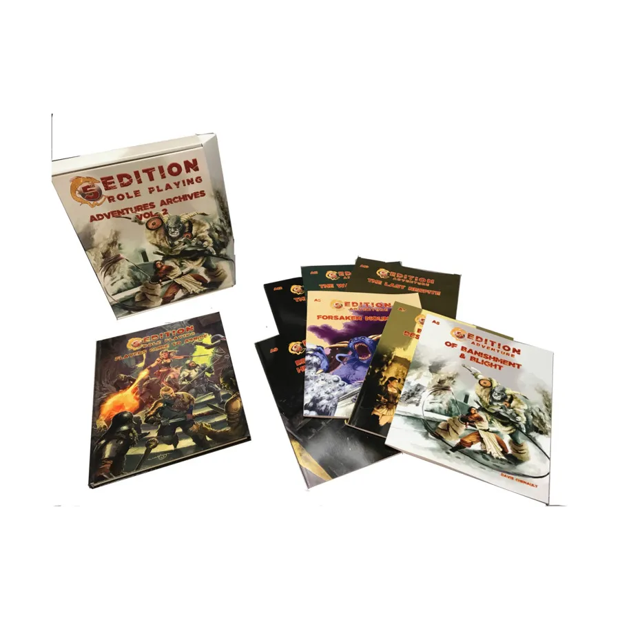

Бокс-сет 5th Edition Adventures Archives Vol. 2, Fantasy Adventures - 5th Edition (Troll Lord Games)