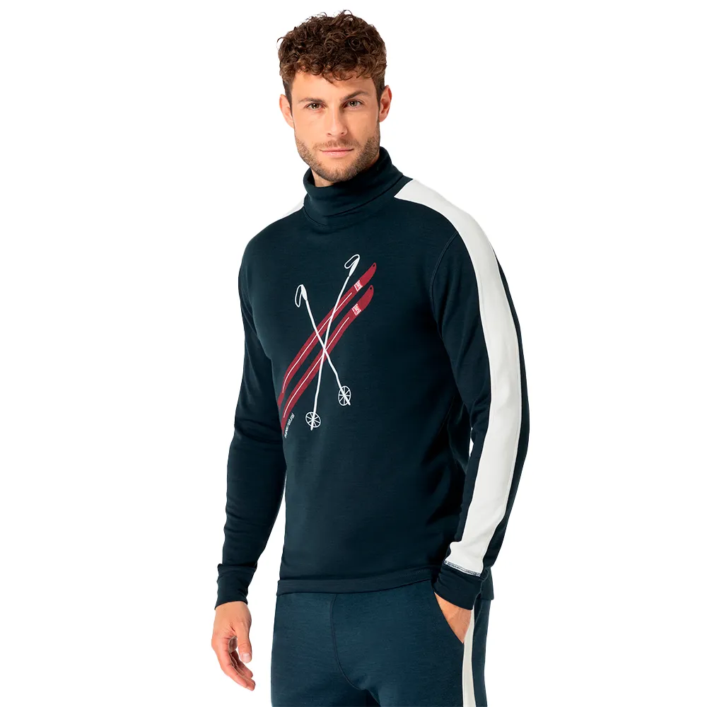 

Футболка Super.natural Kryssede Ski Roll Neck long sleeve, синий