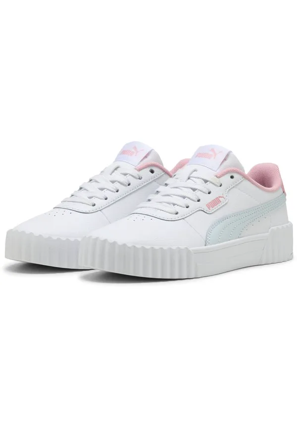 Детские туфли унисекс carina 3.0 jr Puma, Puma White-Sea Glass — фото 2