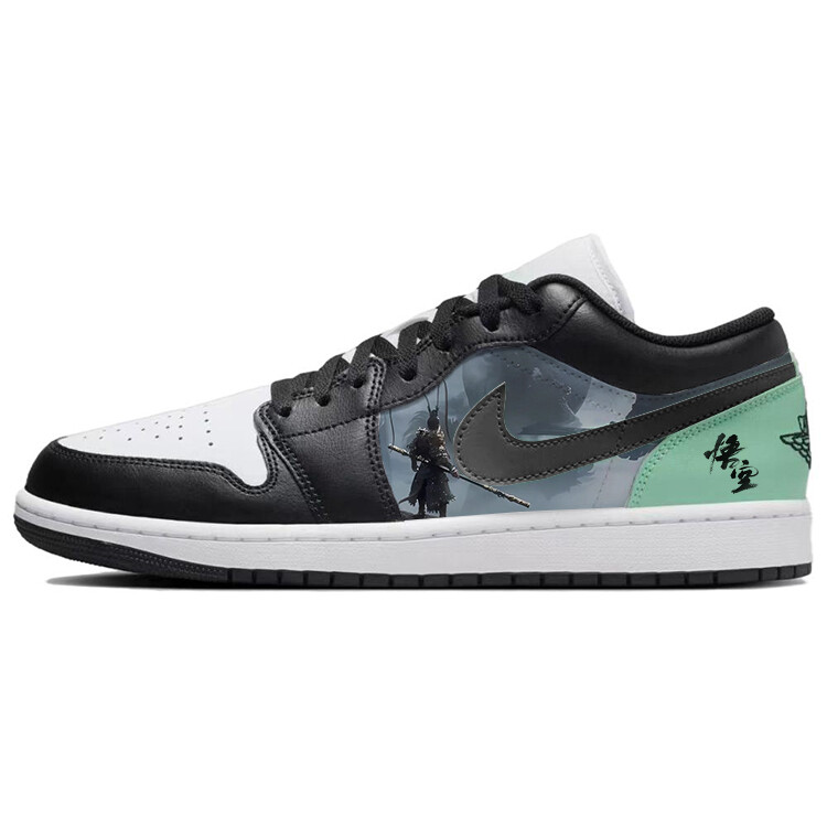 

Баскетбольные кроссовки Air 1 Vintage Men Low-Top White/Green Jordan, Белый, Баскетбольные кроссовки Air 1 Vintage Men Low-Top White/Green Jordan