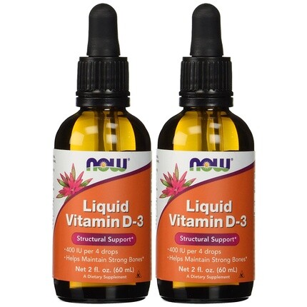 

Now Foods Добавка с витамином D3 400 МЕ 59 мл