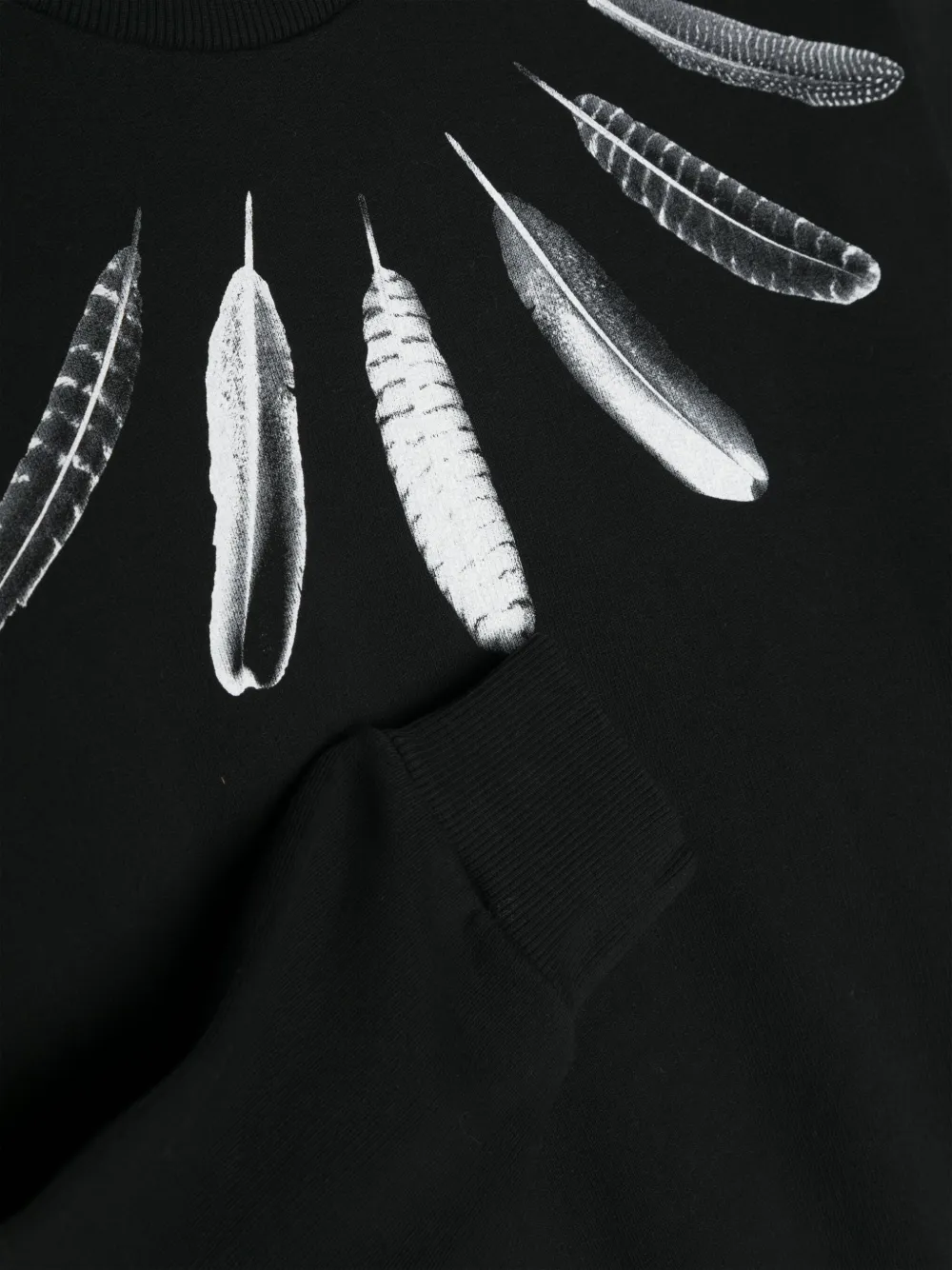 Толстовка с принтом Marcelo Burlon County Of Milan Kids, черный — фото 3