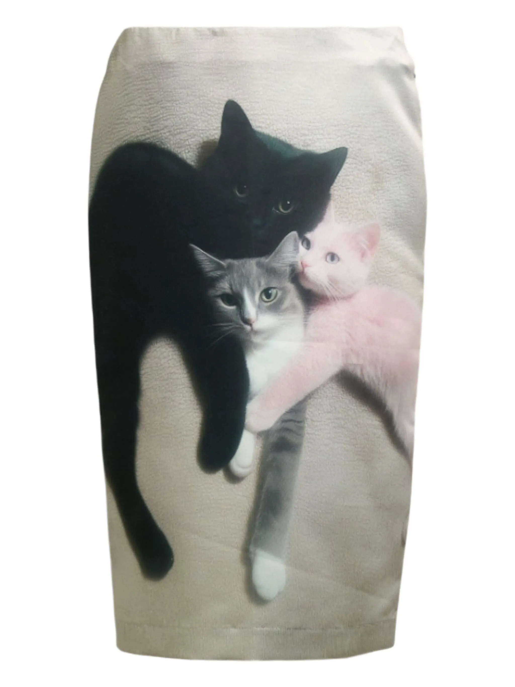 

Юбка с принтом котенка Ashley Williams, черный