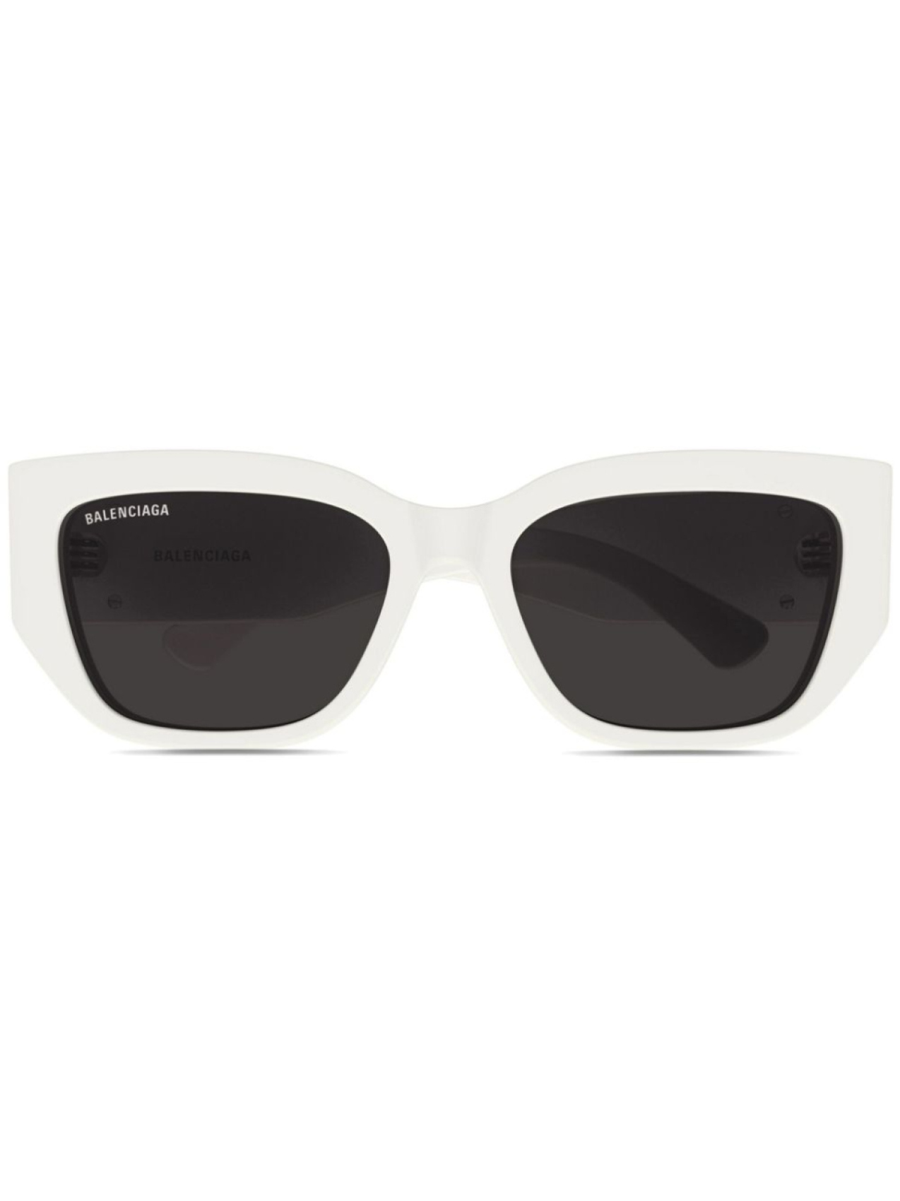 

Balenciaga Eyewear солнцезащитные очки с логотипом, белый