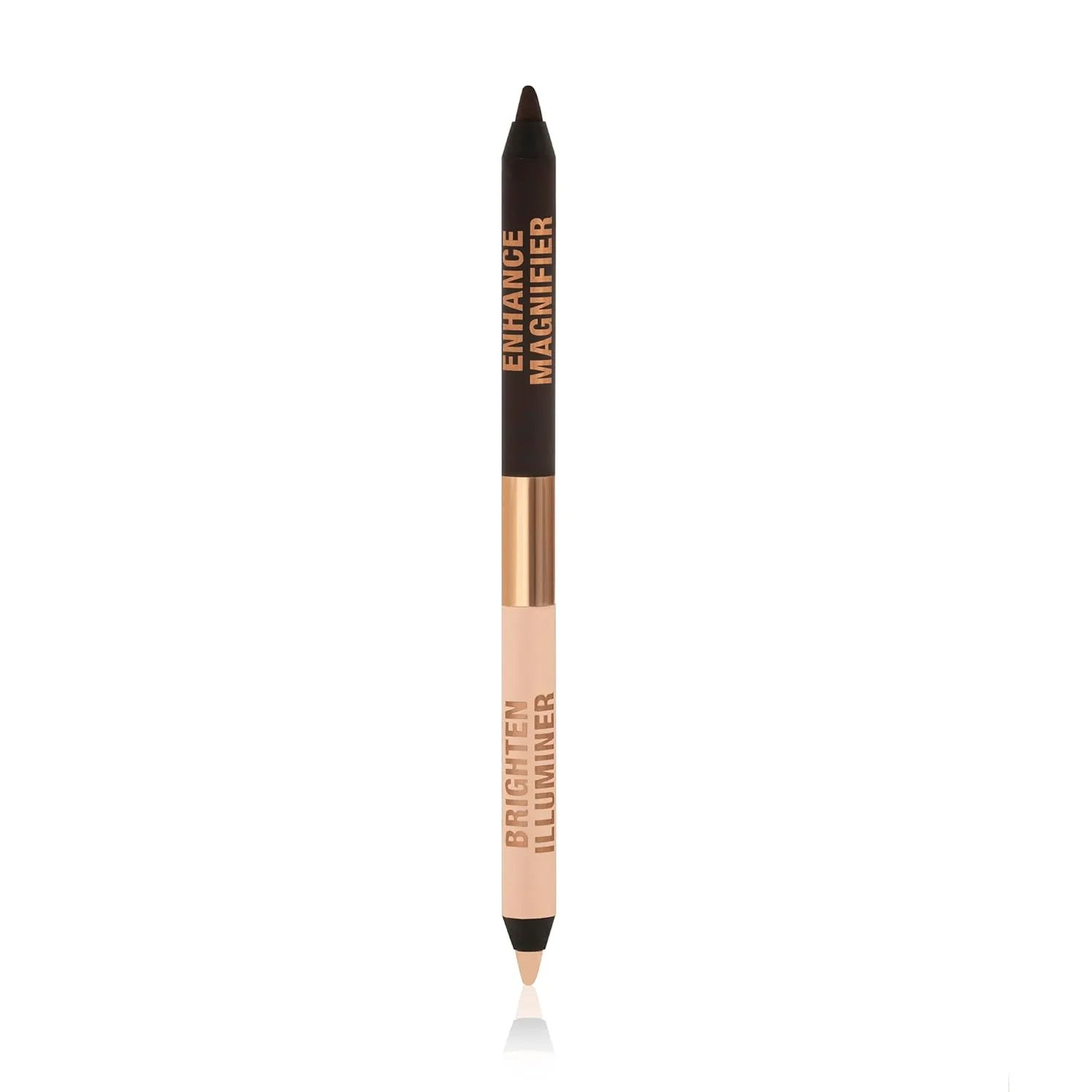 Карандаш для глаз Charlotte Tilbury Super Nudes Eyeliner Duo - стойкая матовая гелевая формула с черно-коричневым и нюдовым оттенками - интенсивный пигмент, легко наносится, двусторонний., Nude/brown - blendable black-brown and nude