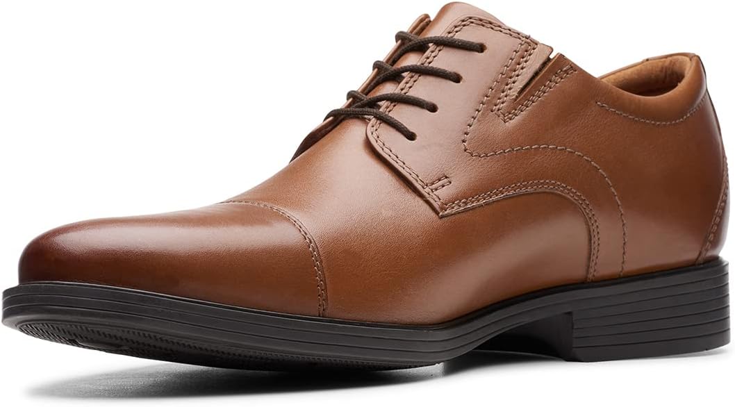 Мужские туфли Оксфорд Clarks Whiddon Plain, темно-коричневый — фото 4