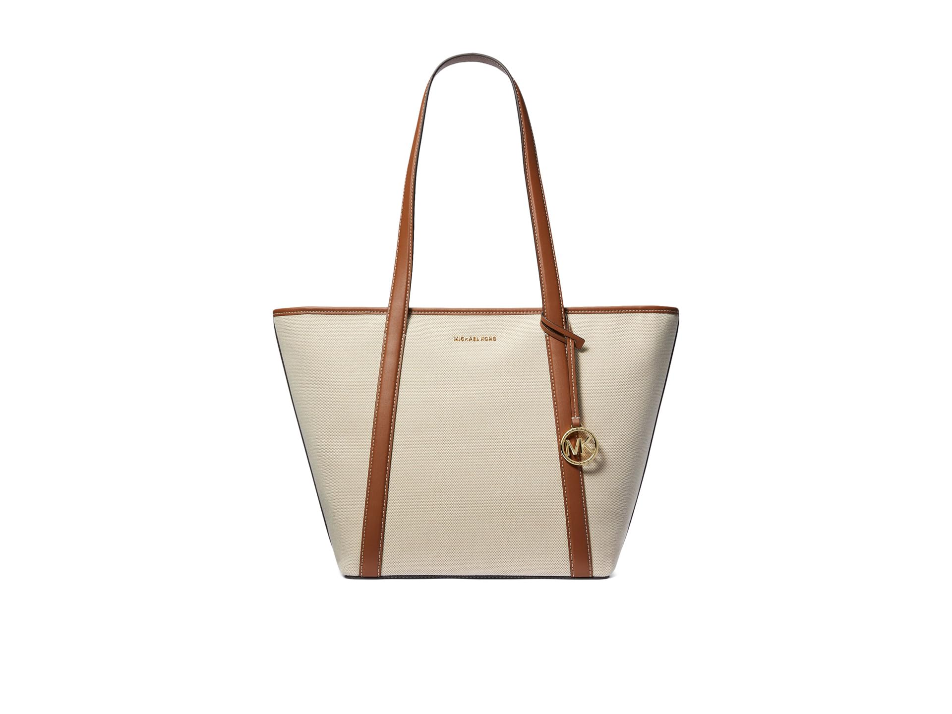 

Сумка-тоут MICHAEL Michael Kors Jet Set Travel Large Top Zip Tote, цвет Natural/Luggage