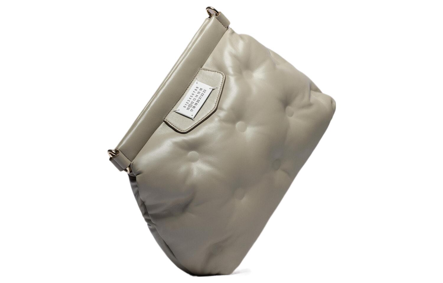 

Maison Margiela Женская сумка через плечо из кожи наппа, бежевая