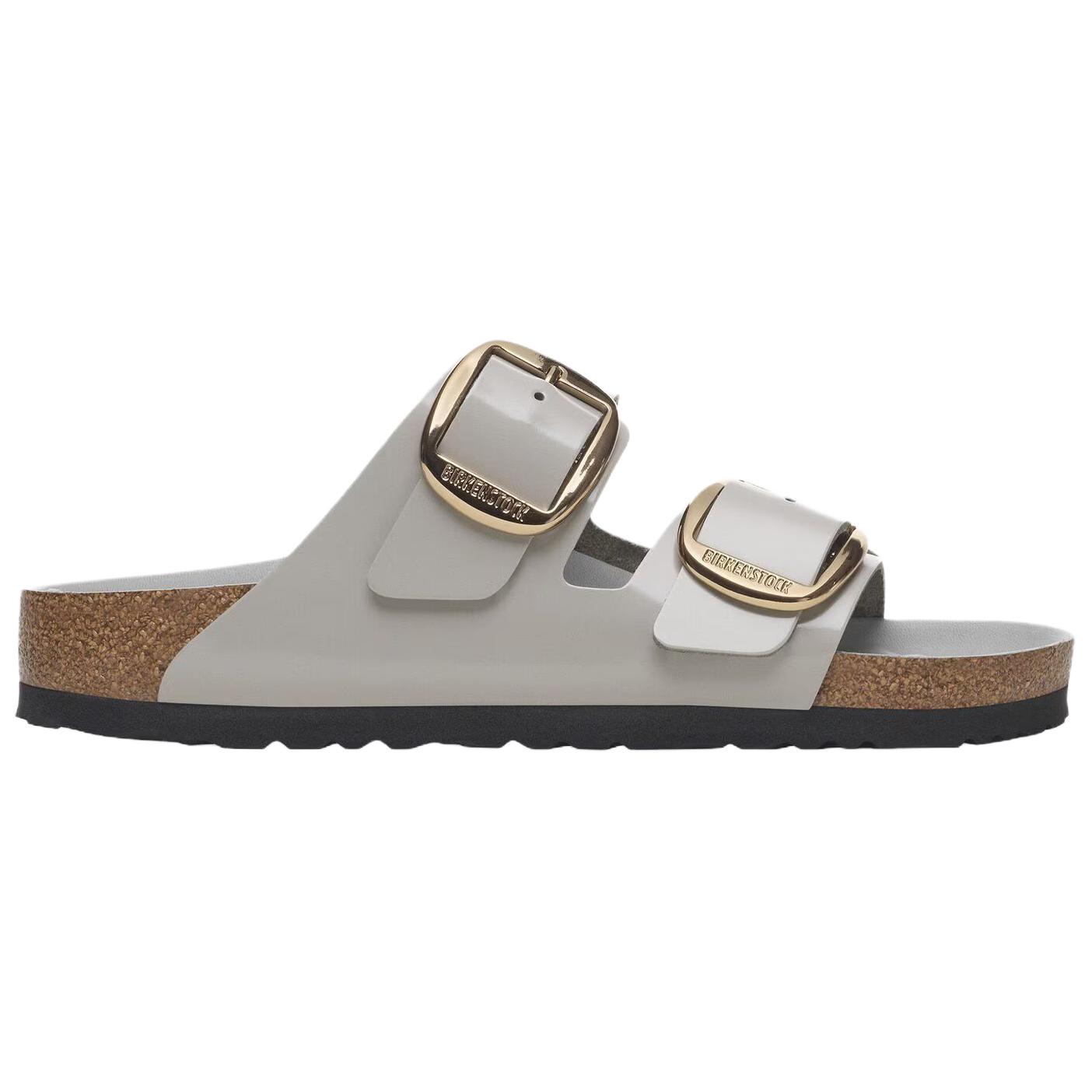 Birkenstock Аризона слайдеры с широкой пряжкой из устойчивой к истиранию ЭВА для женщин серые, цвет Gray — фото 2