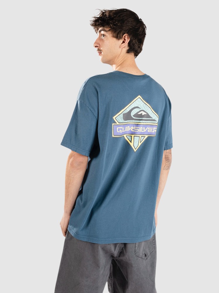 

Футболка Quiksilver Crystal Jet T-Shirt, real teal, Серебристый, Футболка Quiksilver Crystal Jet T-Shirt, real teal