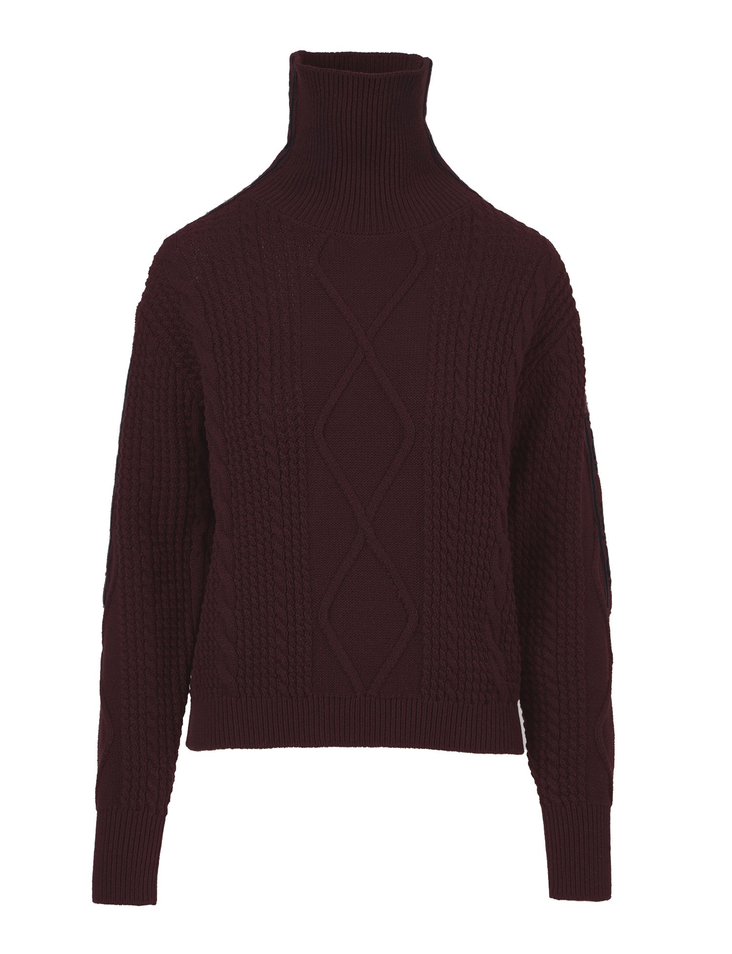 

Женский свитер Pajar Kimberley с высоким воротом и узором Torsade Pajar, Ox Blood