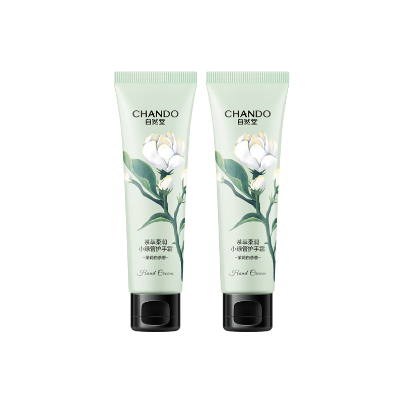 Увлажняющий крем для рук CHANDO Tea Essence Hand Cream, 50 г + бальзам для губ CHANDO Himalaya Soft Tint Lip Balm, 3 г — фото 2