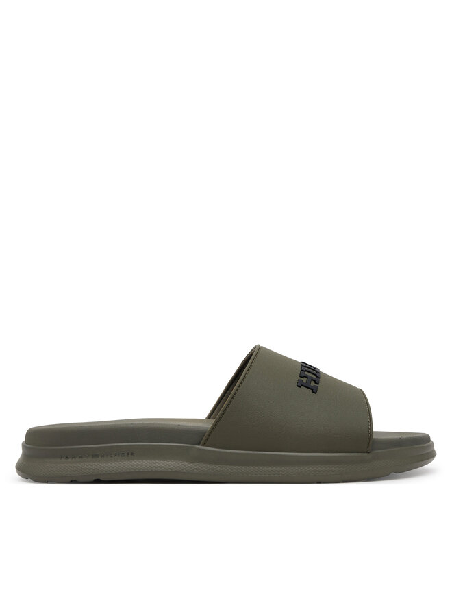 

Мюли Dual Density Hilfiger Pool Slide FM0FM05430 Tommy Hilfiger, хаки