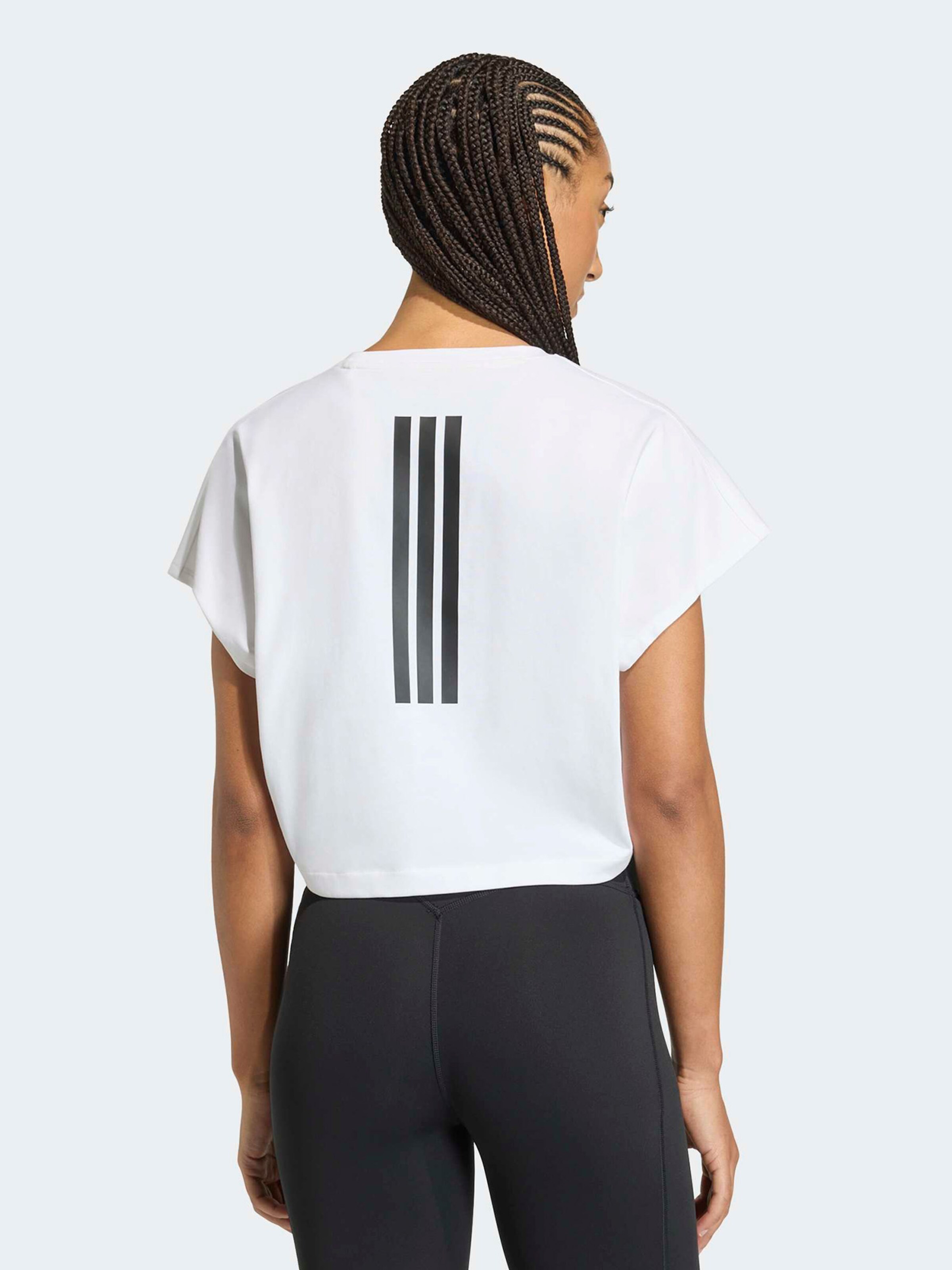 Adidas Performance Футболка Performance 'PWR' в белом цвете — фото 3