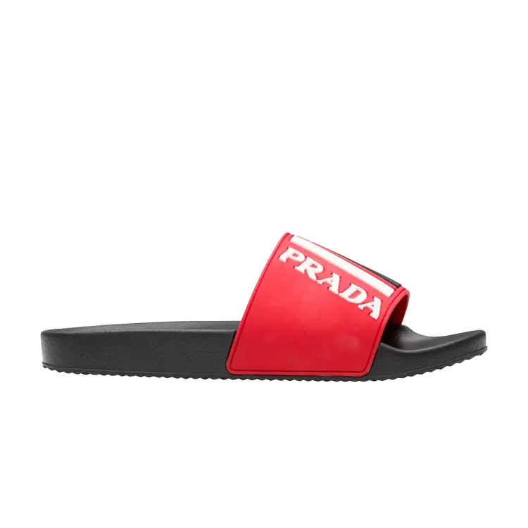 

Кроссовки Prada Poolside Slide 'Red', красный
