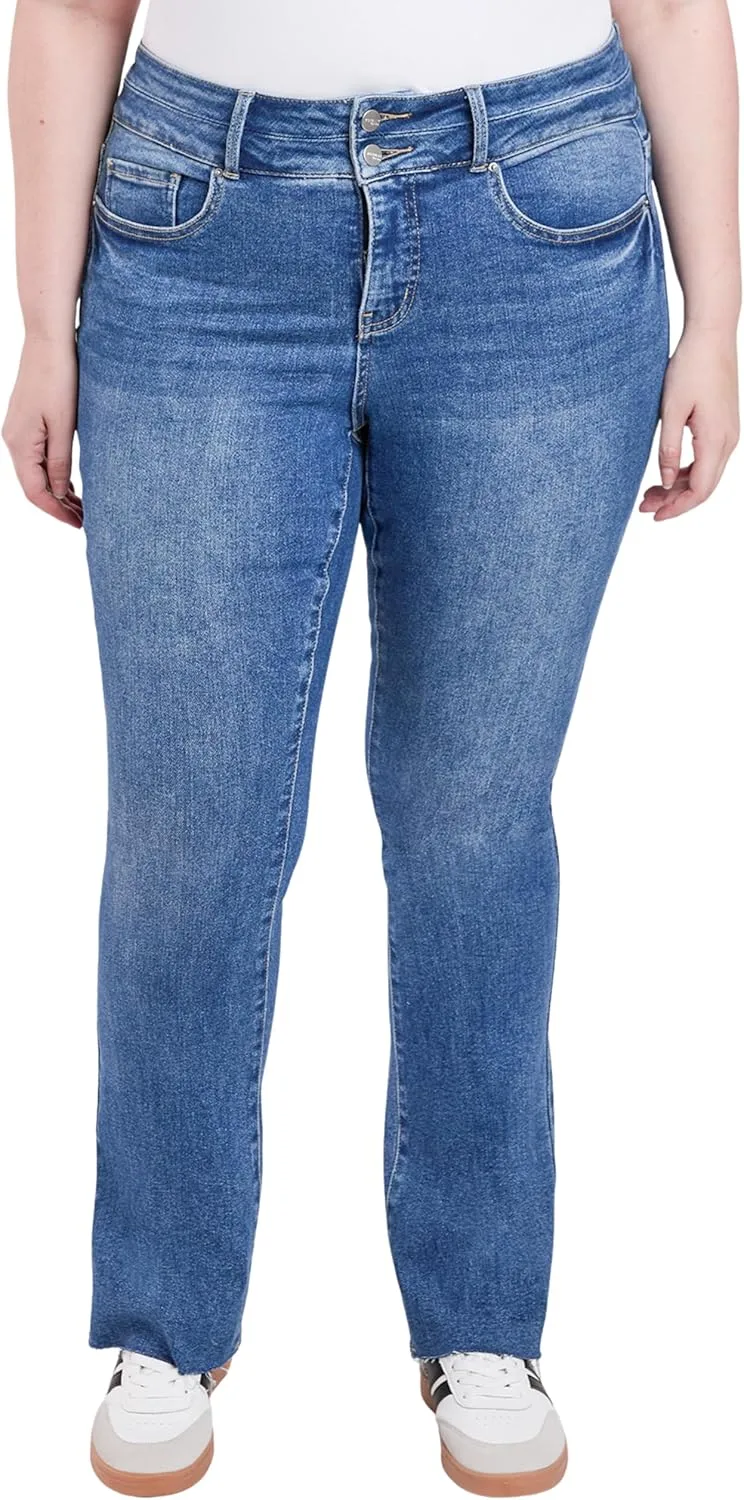 

Royalty for Me Women's Plus Premium Stretch High Rise Bootcut Jeans, Xp036160