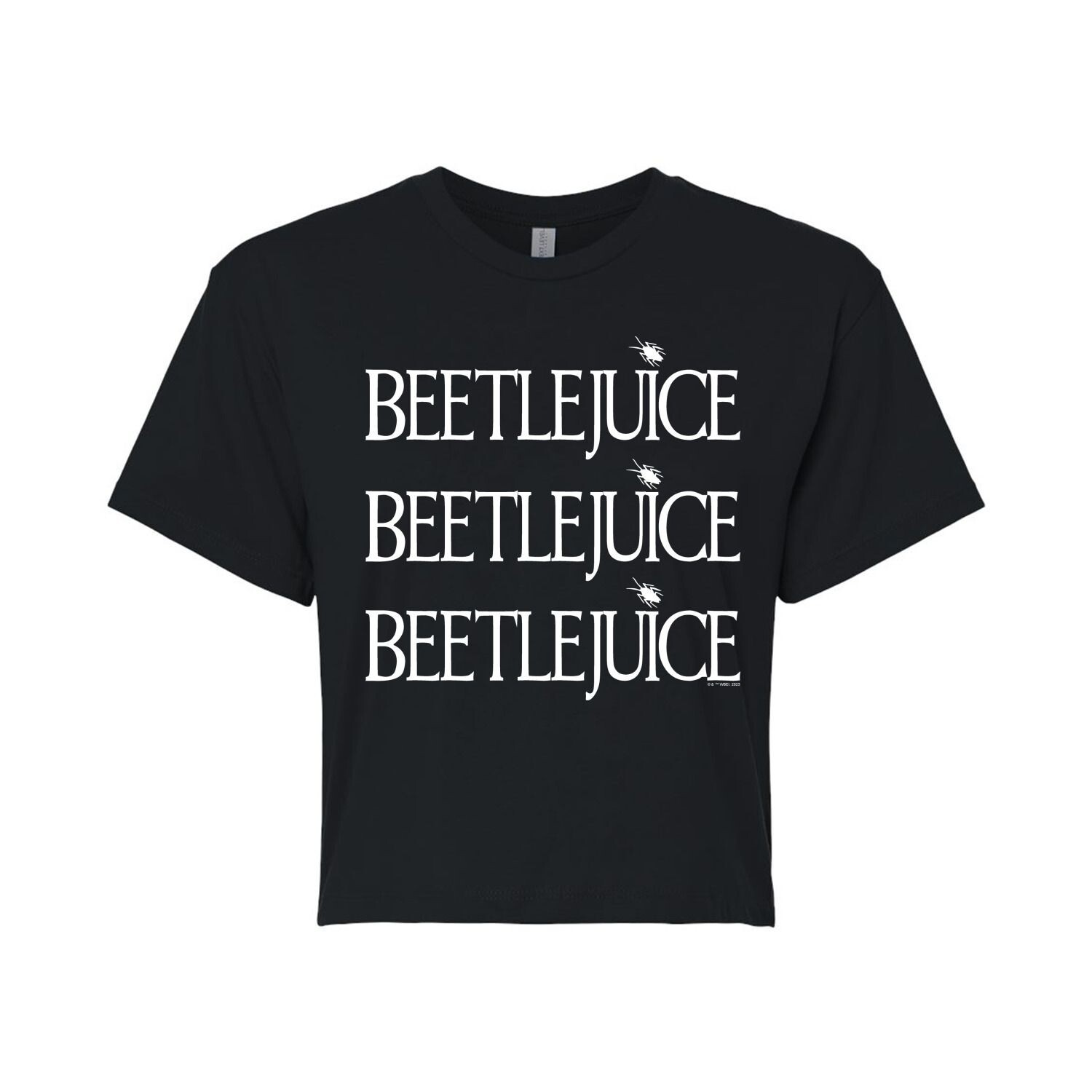 

Укороченная футболка для юниоров Beetlejuice Licensed Character, черный