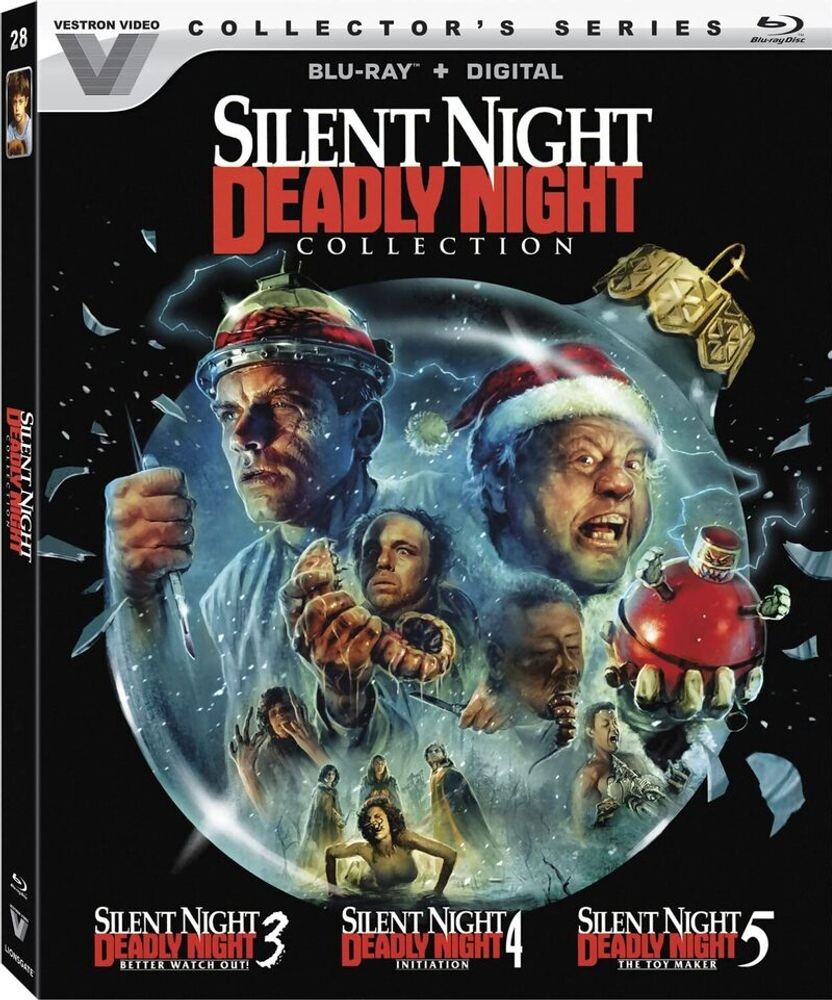 

Диск Blu-ray Silent Night Deadly Night 3-Film Collection