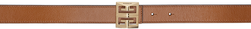 

Двусторонний ремень из коричневой и черной кожи Givenchy