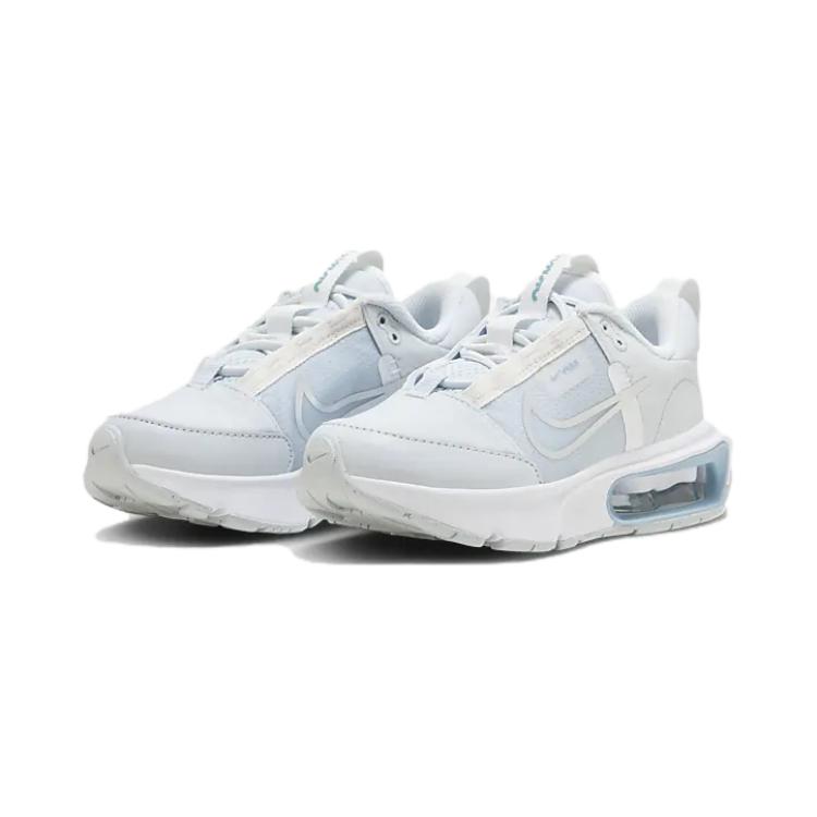 Nike Air Max INTRLK Low Детские Повседневные Кроссовки Светло-Голубые для детей 3-7 лет, Светло-Серый Голубой/Винтажный Синий/Металлическое Серебро/Горный Белый — фото 3