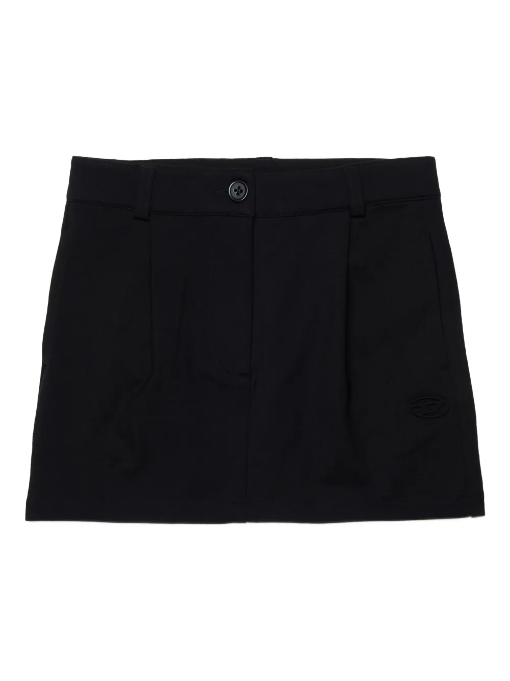 

Юбка Gilea с вышитым логотипом Diesel Kids, черный