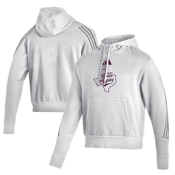 Мужская белая толстовка texas a&m aggies fightin' aggies Adidas