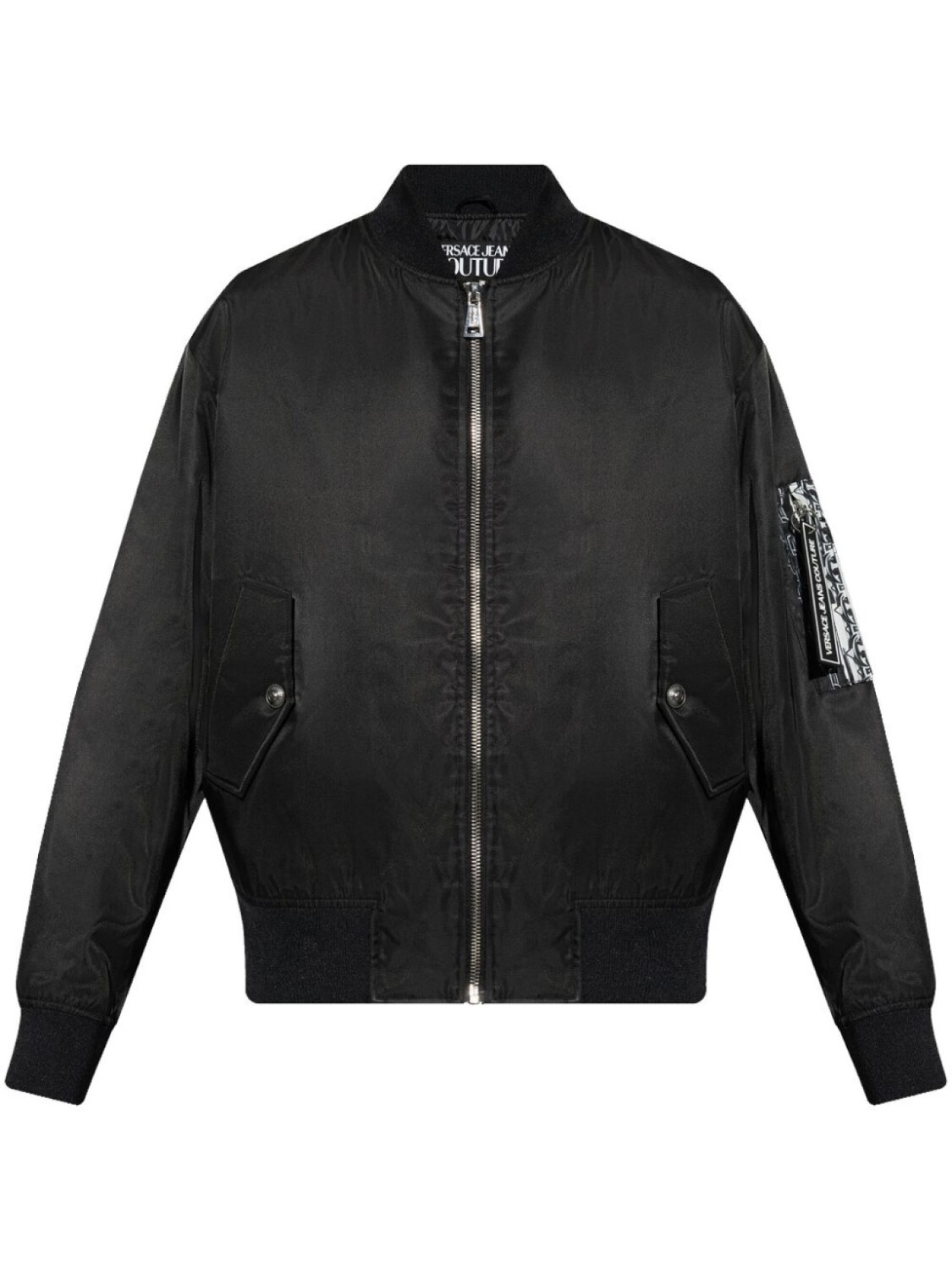 

Versace Jeans Couture бомбер в полоску, черный