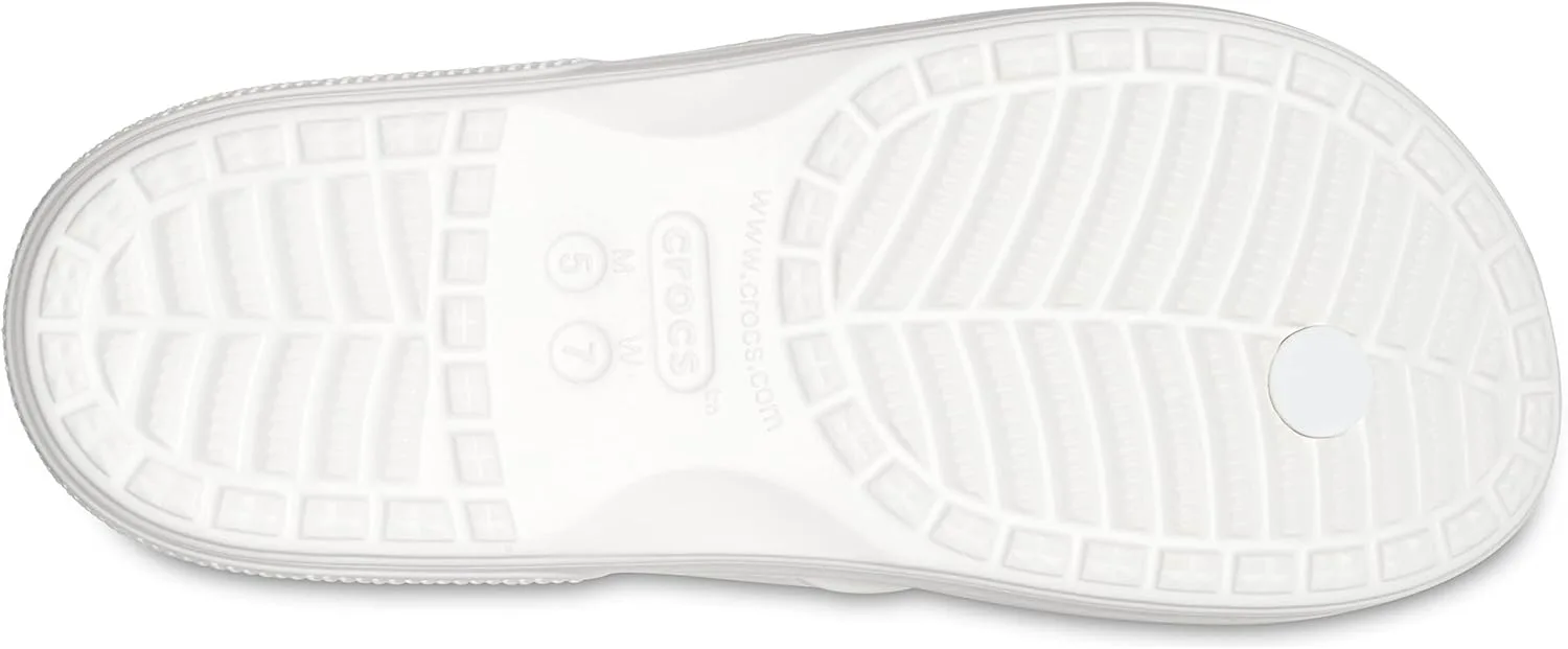 Шлепанцы Crocs Unisex Classic Flip Toe Separator, белый — фото 4