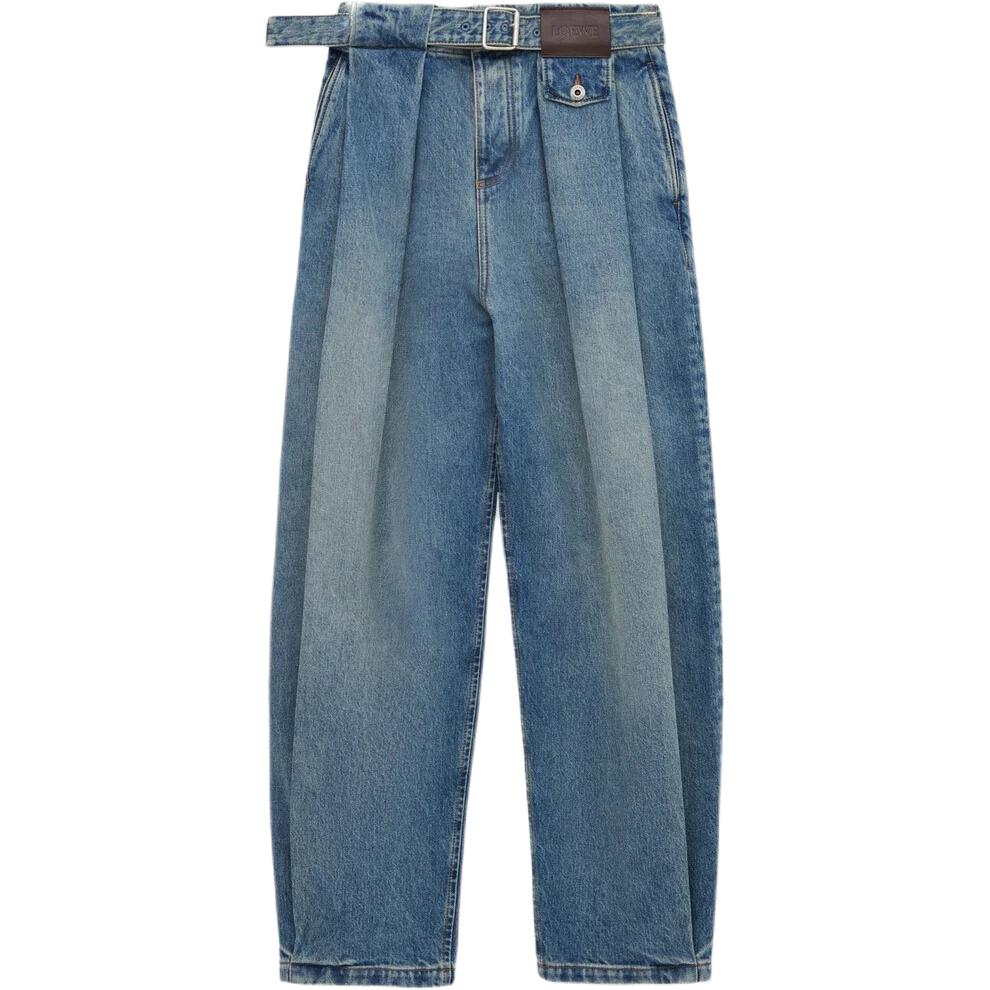 

Loewe Женские джинсы, синие, средней ширины штанин