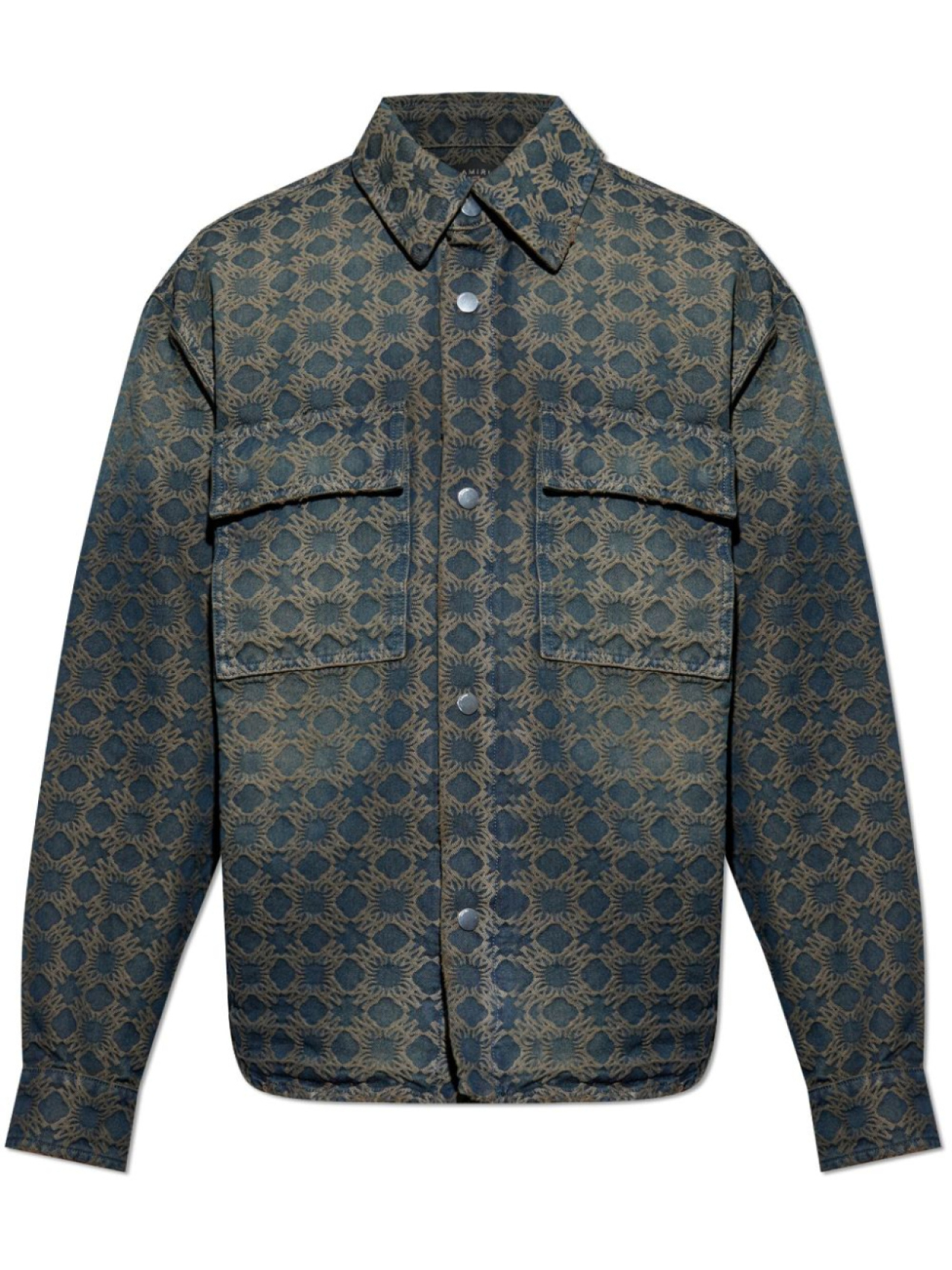 

Джинсовая куртка AMIRI MA Quad из жаккарда, синий