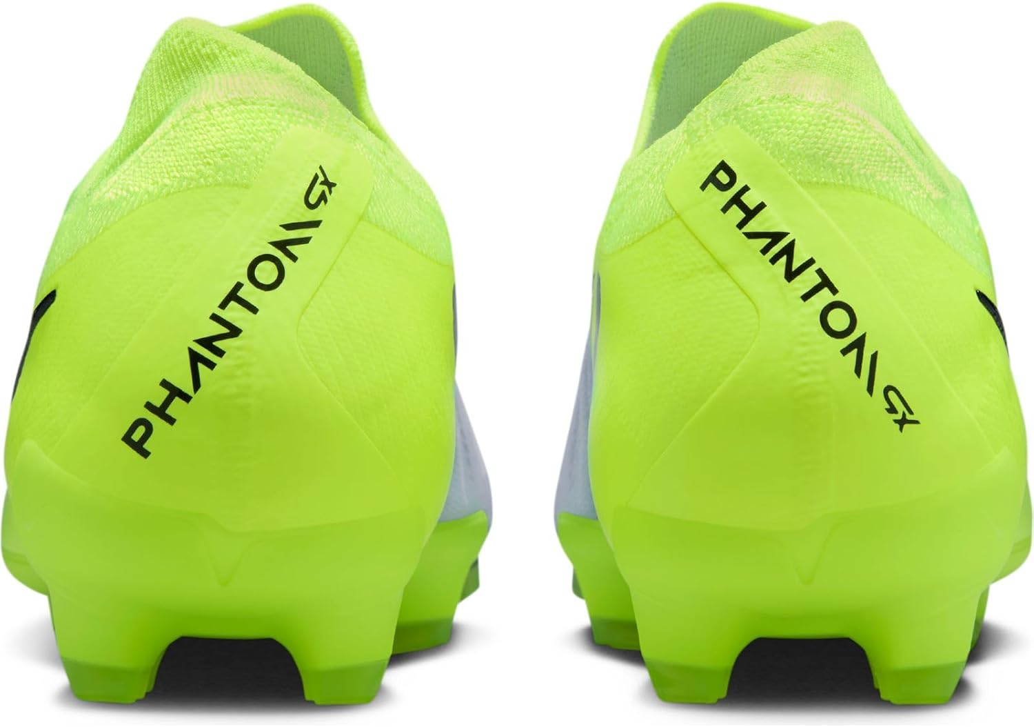 Кроссовки Nike Phantom GX II PRO FG мужские со шнурками, Metallic Silver Black Volt — фото 3