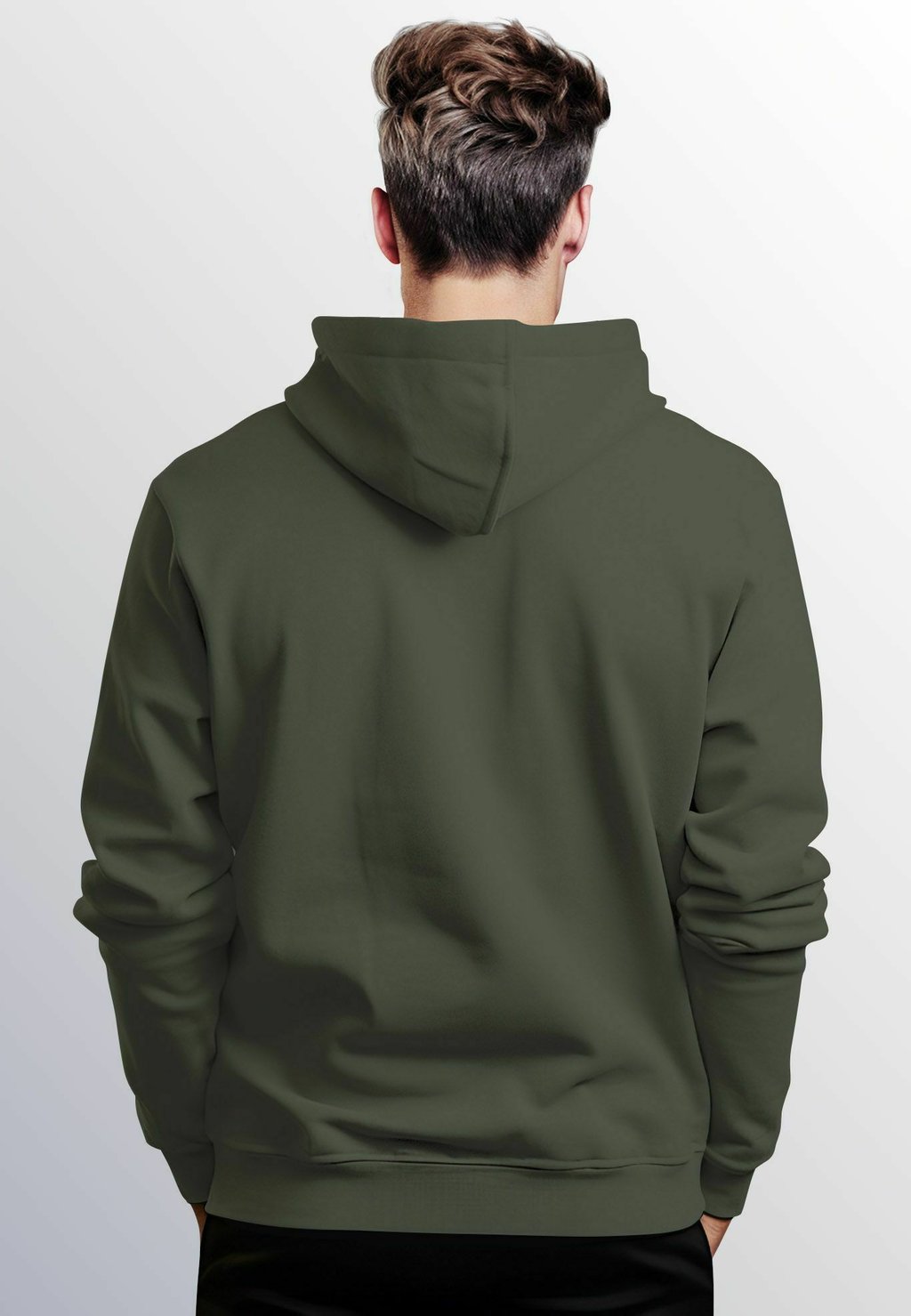 

Толстовка с капюшоном MOTIV BRUSTPRINT LOGO BÄR NATUR OUTDOOR FASHION STREETSTYLE Neverless, хаки