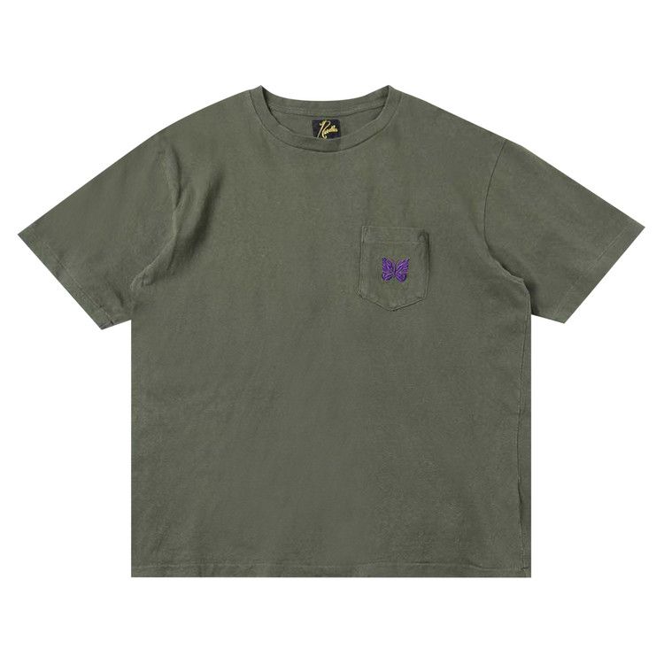 

Футболка Needles Short-Sleeve Pocket Tee, Olive