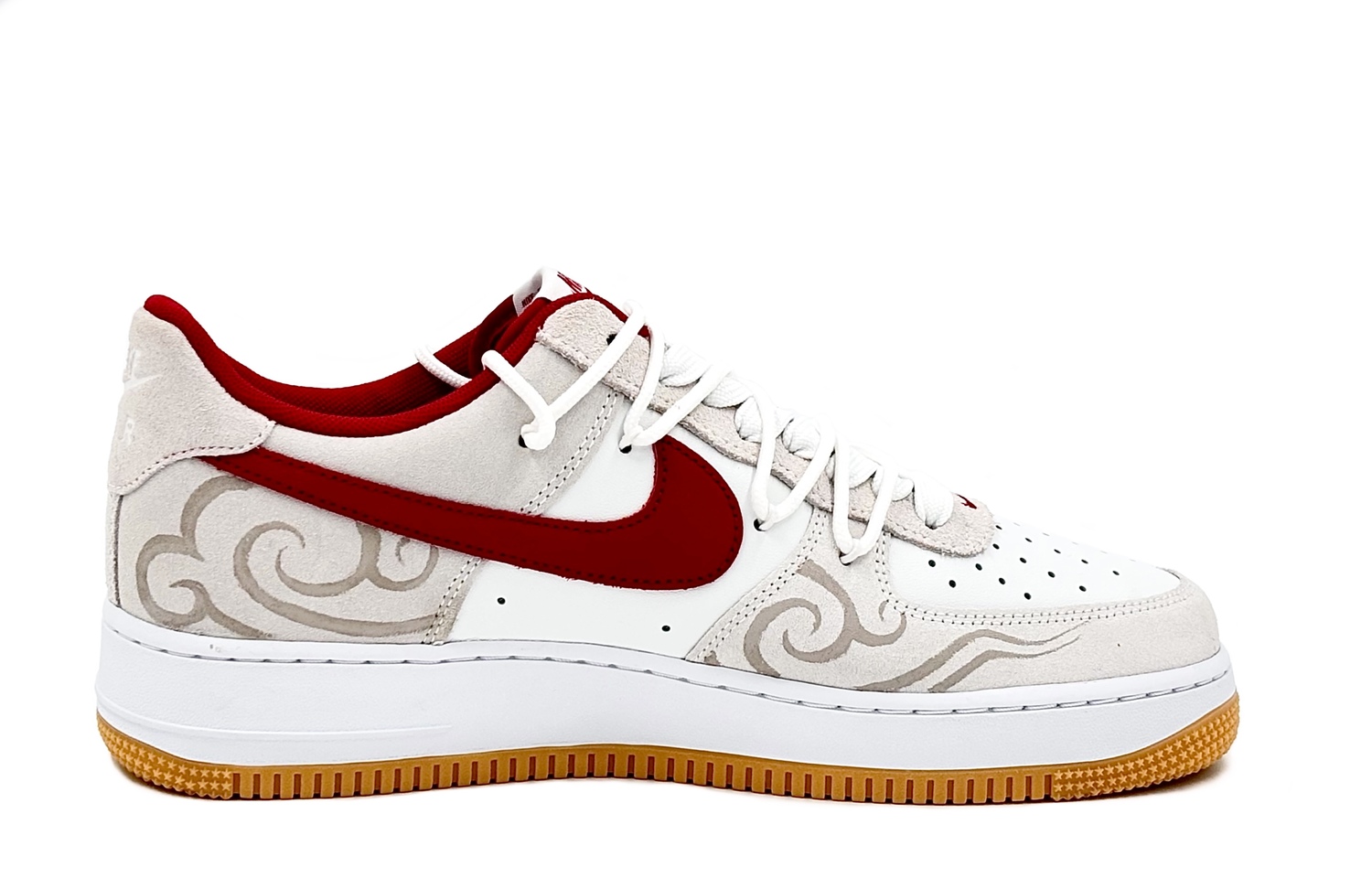 Nike Кроссовки Air Force 1 Golden Horse Bestows Blessing Coverage Thermal Abrasion Resistant Balance Low top Skateboard Shoes — фото 4