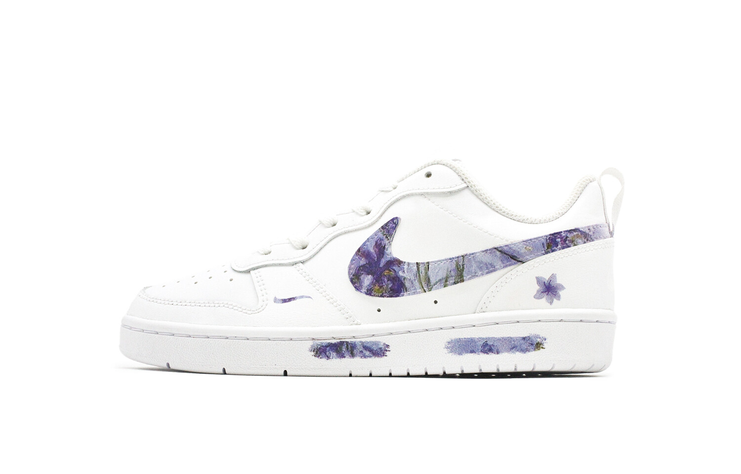 

Кроссовки Nike Court Borough Skateboarding Shoes Women's Low-top White/purple, белый
