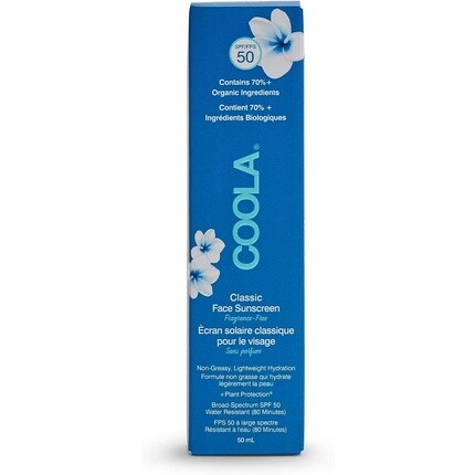 

Coola Classic SPF 50 Солнцезащитный лосьон для лица 50 мл без запаха