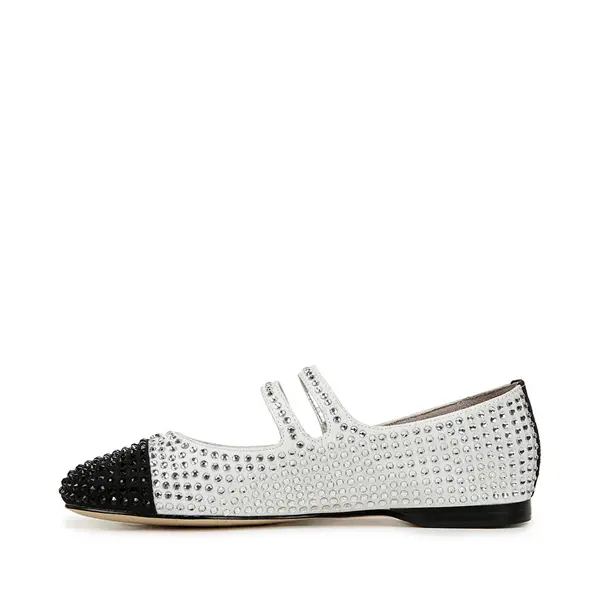 

Балетки Womens Circus NY by Sam Edelman Zoey Ballet Flat, черный/белый