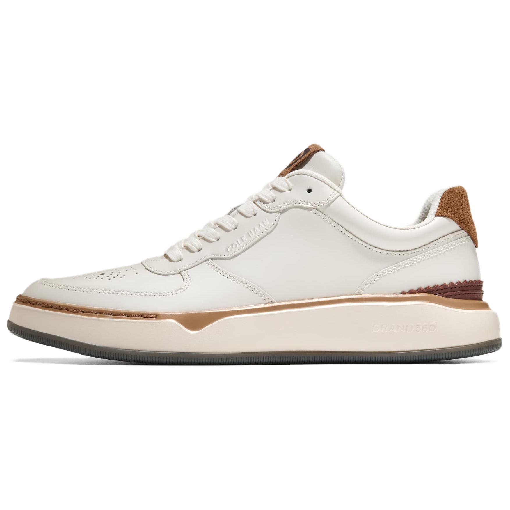 

COLE HAAN Низкие кроссовки для скейтбординга GrandPro Collection, мужские, белые