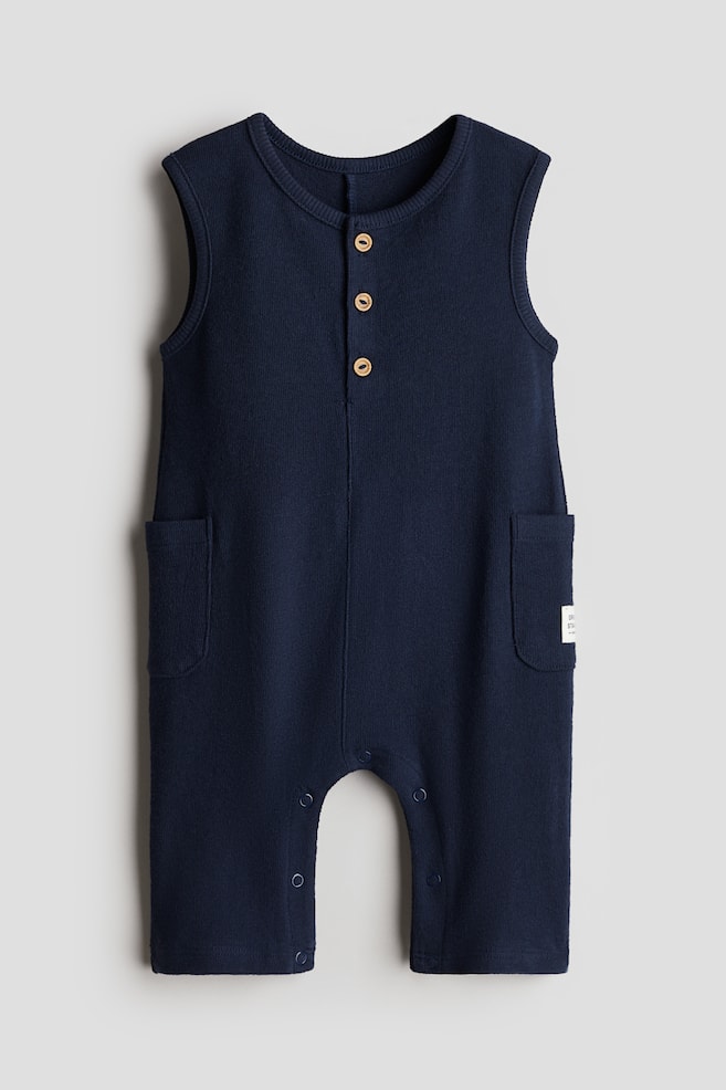 

Хлопковый комбинезон H&M, синий