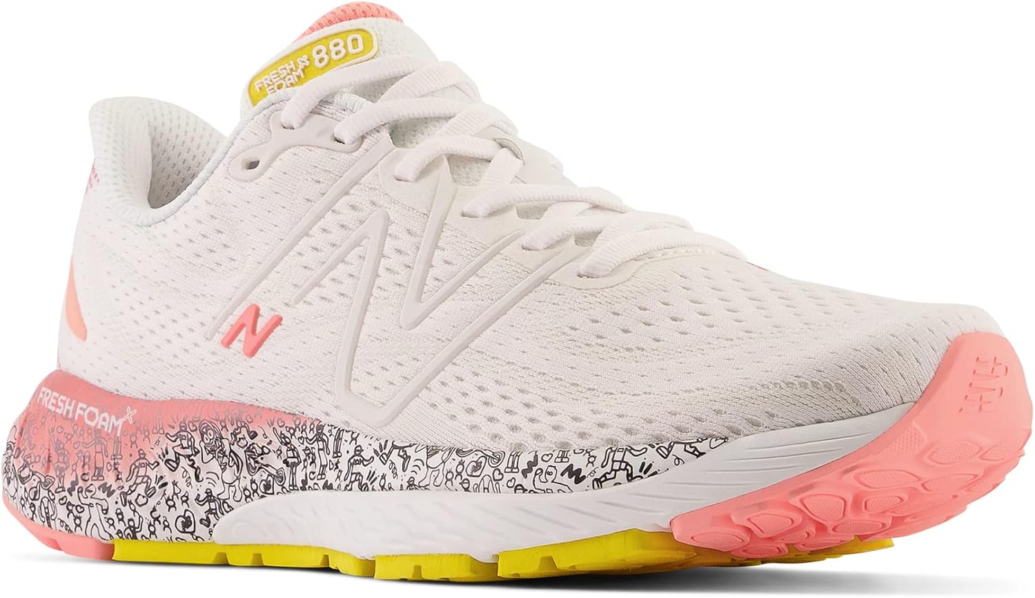 Мужские кроссовки для бега New Balance Fresh Foam X 880 V13, белый — фото 3