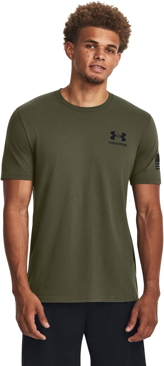 

Футболка Under Armour New Freedom Flag Camo, Marine Od Green/Black, Черный, Футболка Under Armour New Freedom Flag Camo, Marine Od Green/Black