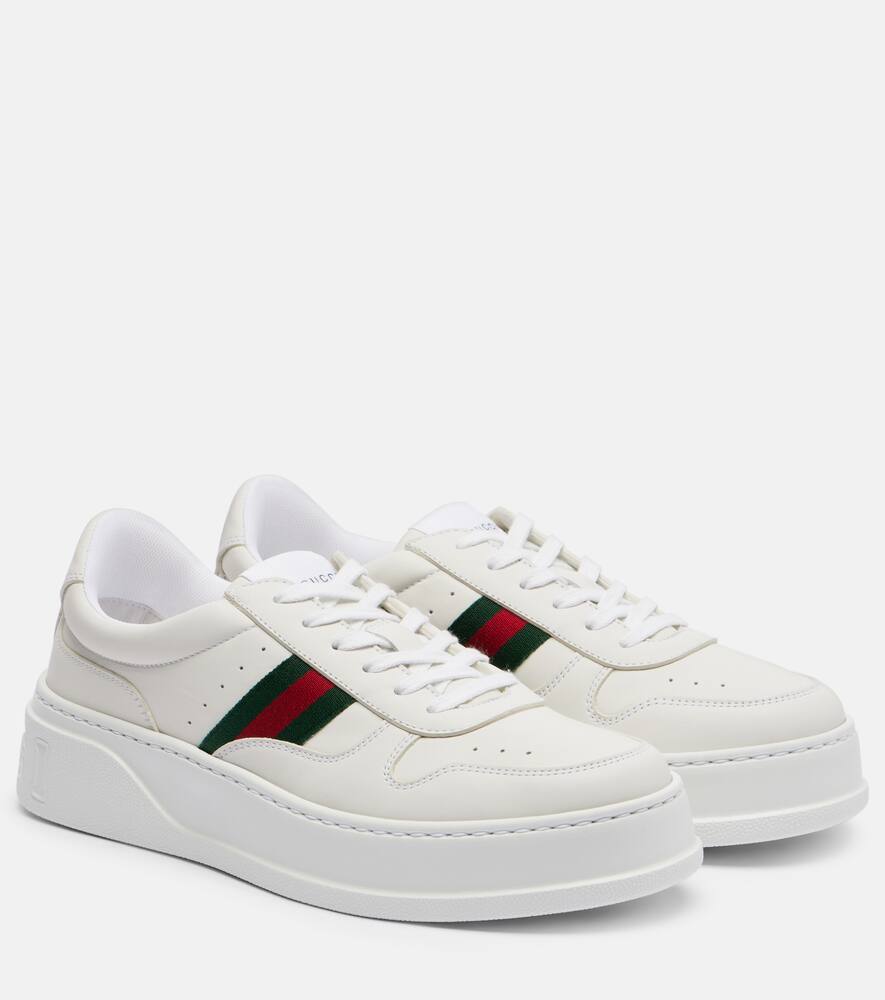 Новые массивные кожаные кроссовки B Gucci, G.White/Vrv/G.White