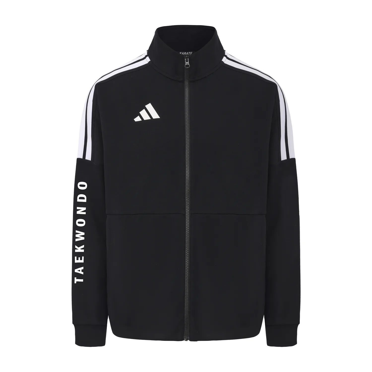 Повседневная спортивная одежда унисекс Adidas, Set (Black White Stand Collar Top+Black White Straight Fit Pants) — фото 3