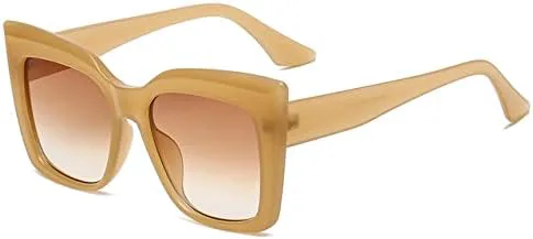 

Большие солнцезащитные очки для женщин, мужские солнцезащитные очки с градиентным покрытием, очки с защитой от УФ-излучения UV400, защитные очки MTZJH, Tea