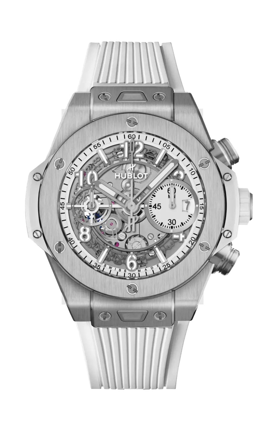 

Часы Hublot Big Bang univo titanium white 42 мм