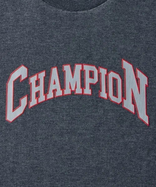 Комплект домашней одежды Champion, длинный рукав и брюки, из джерси, тёмно-синий — фото 2