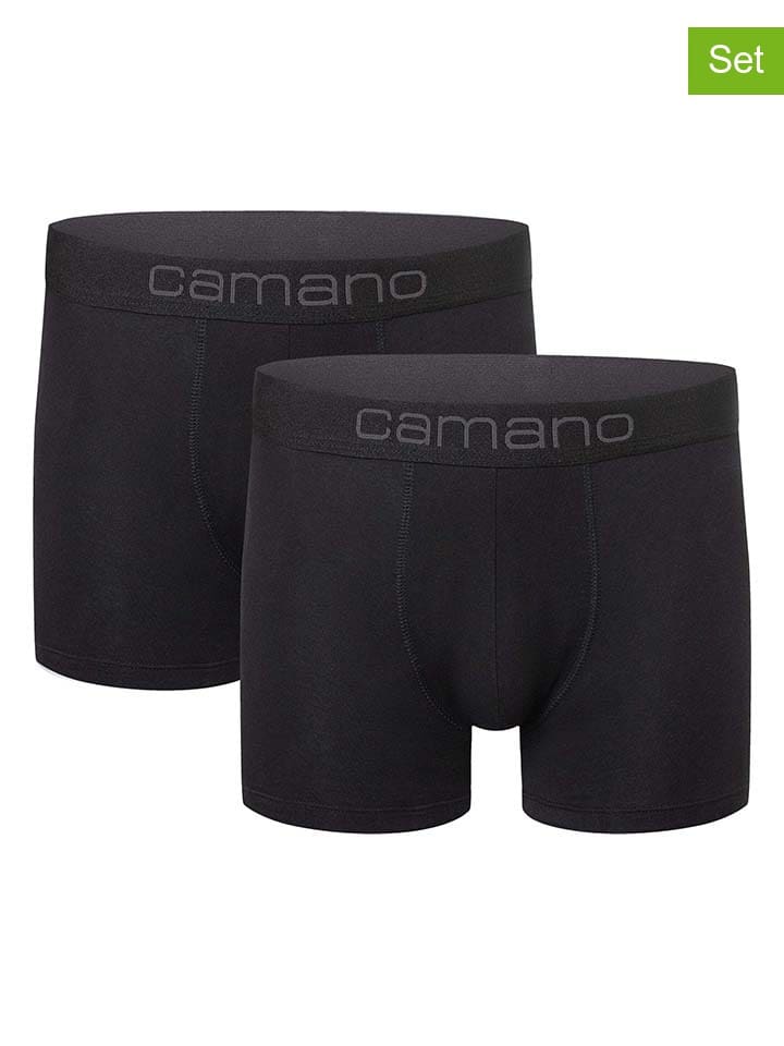 

Camano Комплект из 2 штук: боксерские трусы черного цвета