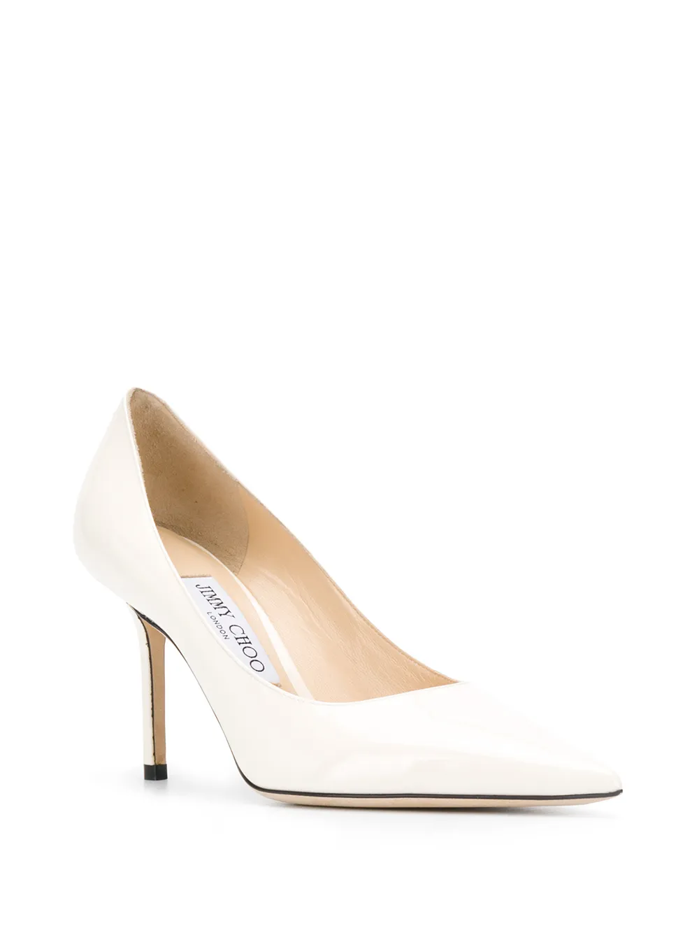 Лакированные туфли-лодочки Love 85 JIMMY CHOO, белый — фото 4